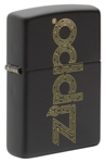 Зажигалка Zippo 49598 Zippo Design c покрытием Black Matte